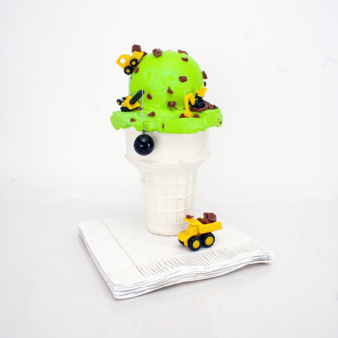 Kiln Casting Glass Using a PLA Model